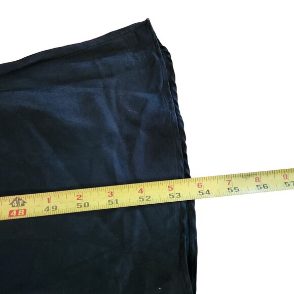 Vintage Black Silk Slip Dress - Picture 5 of 11